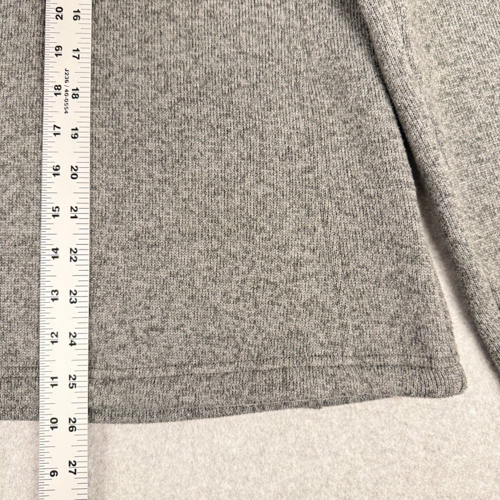 The North Face 1/4 Zip Fleece Sweater Pullover Womens Small Gray - Picture 6 of 12